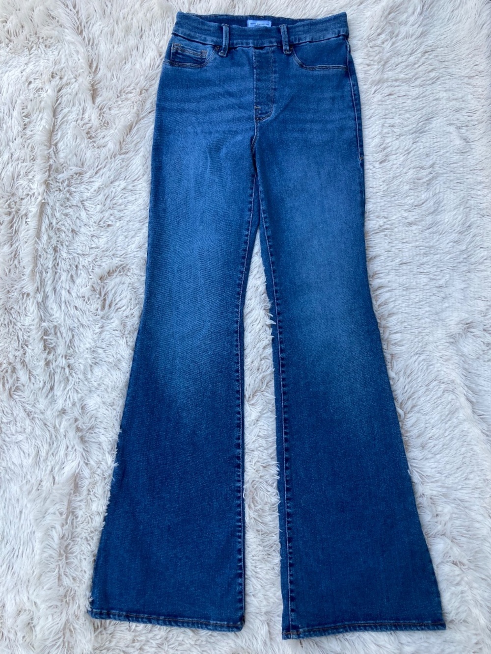 Good American Pull On Flare Jeans Womens Size Medium